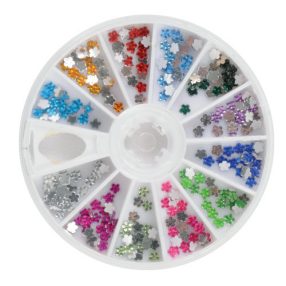 600 Nail Rhinestones, Flower 600 Nail Rhinestones, Flower