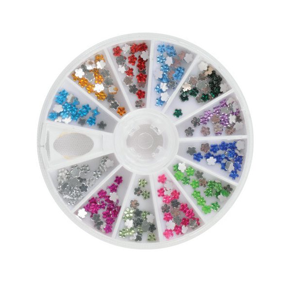 600 Nail Rhinestones, Flower