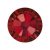 Light Siam Rhinestones, 100pcs