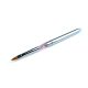 Tapered Acrylic Brush #4 with Metal Ferrule for Nail Building - Diamond Nails