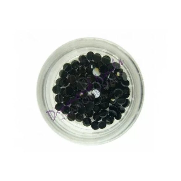 Large Black Rhinestones, 100pcs