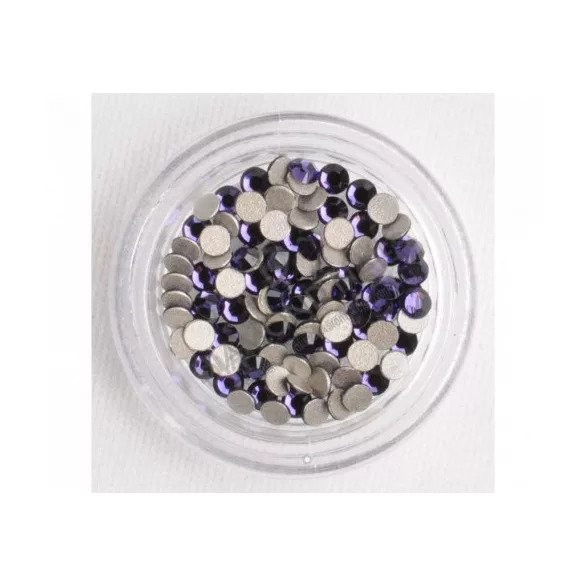 Large Violet Rhinestones, 100pcs