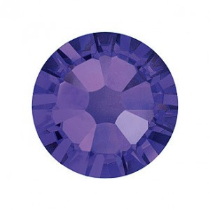 Large Dark Violet Rhinestones, 100pcs