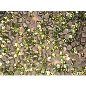 Iron on Swarovski Rhinestones,Light Green 50pcs  Iron on Swarovski Rhinestones,Light Green 50pcs