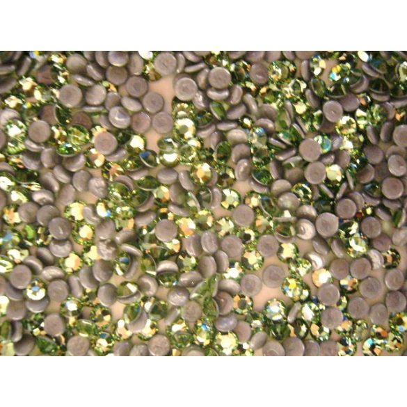 Iron on Swarovski Rhinestones,Light Green 50pcs 