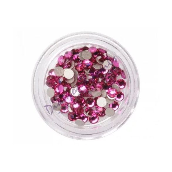 Large Fuchsia Rhinestones, 100pcs