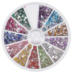 600 Nail Rhinestones, Rectangle 600 Nail Rhinestones, Rectangle