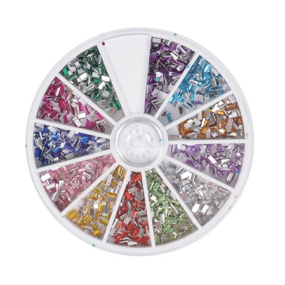 600 Nail Rhinestones, Rectangle