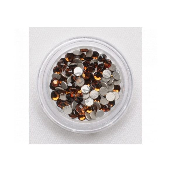 Large Dark Brown Rhinestones, 100pcs