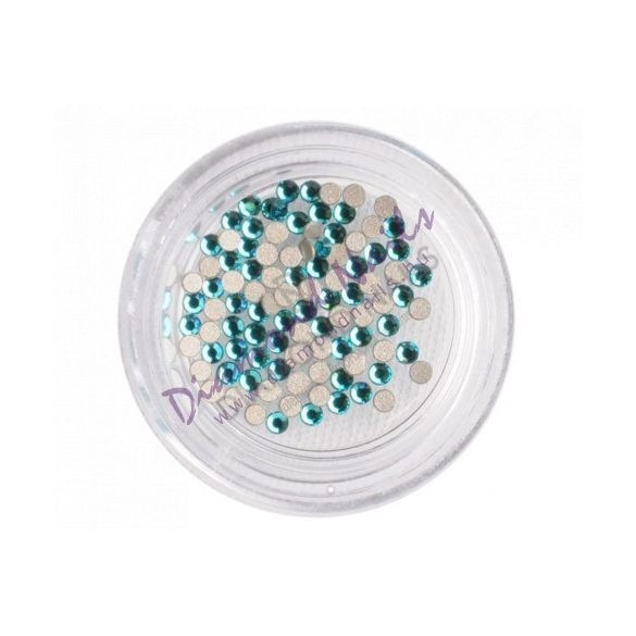 Large Turquoise Rhinestones, 100pcs 