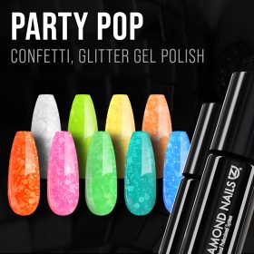 Party Pop Collection - Confetti, glitter gel polish
