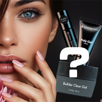 Which material is best for short nails: Rubber Base, Builder Clear Gel or PolyGel?