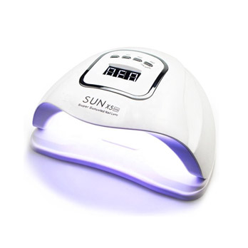 What are the beneficial properties of a modern artificial nail UV-LED lamp?