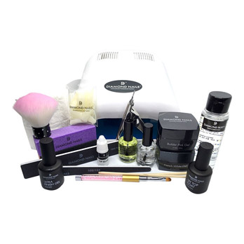 What should a professional gel artificial nail starter set contain?